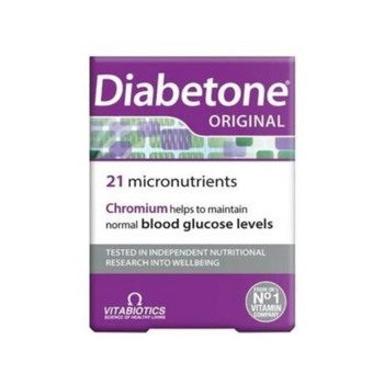 compare product Diabetone Original за нормални нива на кръвната захар х30 таблетки Vitabiotics