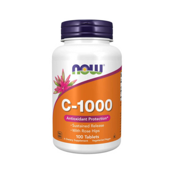 compare product Витамин C-1000 постепенно освобождаване х100 таблетки Now Foods