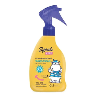 compare product Здраве бебе Слънцезащитна емулсия за лице и тяло SPF30 150 мл