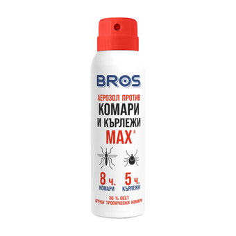compare product Bros Аерозол Max против кърлежи и комари 90 мл