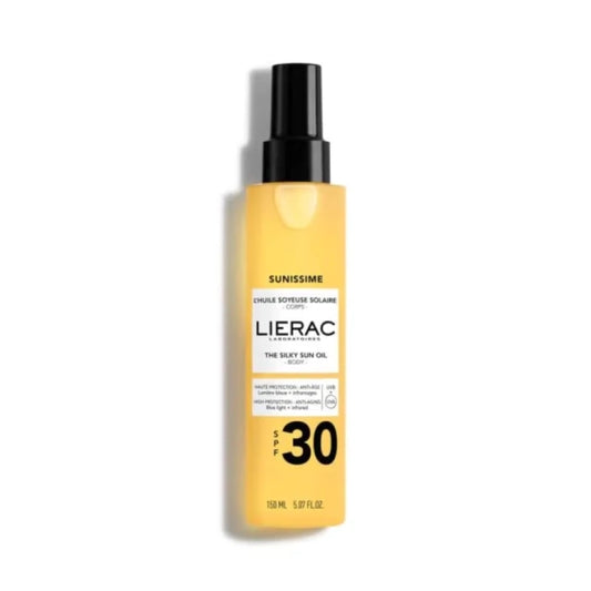 Lierac Sunissime Копринено слънцезащитно олио за тяло SPF30 150 мл
