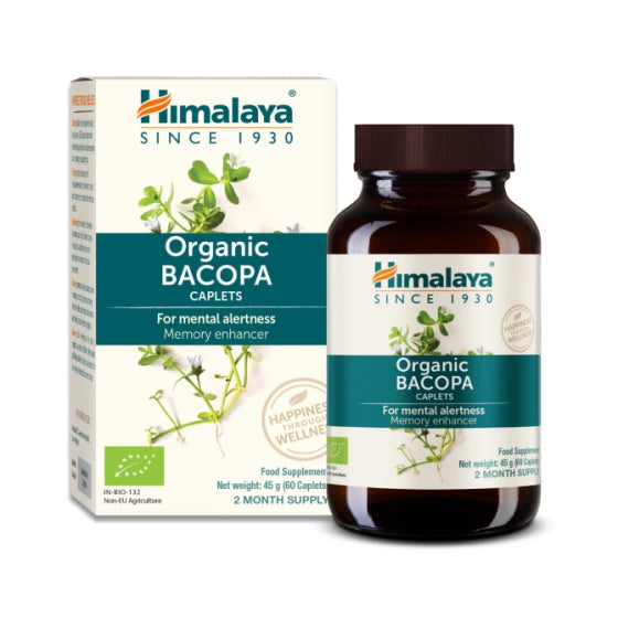 HIMALAYA Органик Бакопа добавка за концентрация и памет х60 таблетки Himalaya
