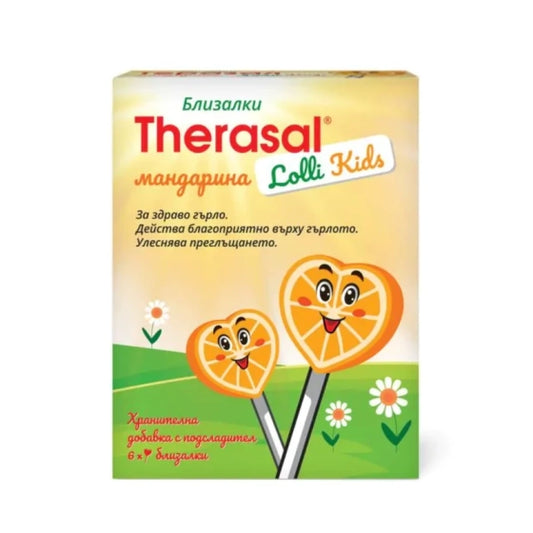 TERAZAL Теразал Лоли Кидс близалки за здраво детско гърло х 6 бр