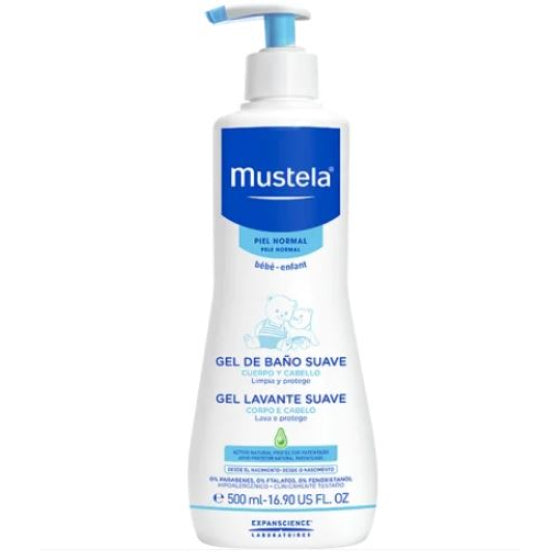 Mustela нежен измиващ гел 500мл