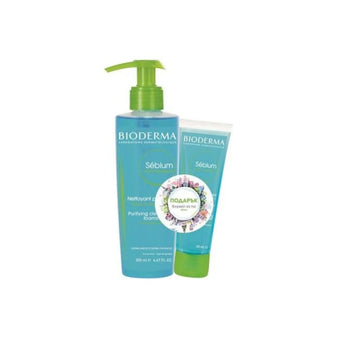 compare product Bioderma Sebium Измиващ гел за комбинирана и мазна кожа 200 мл + Bioderma Sebium Измиващ гел 45 мл