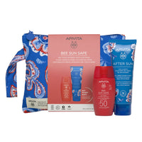 Apivita Bee Sun Safe Слънцезащитен гел-крем за лице SPF50 50 мл + Гел-крем за след слънце 100мл - Снимка 2 от 2