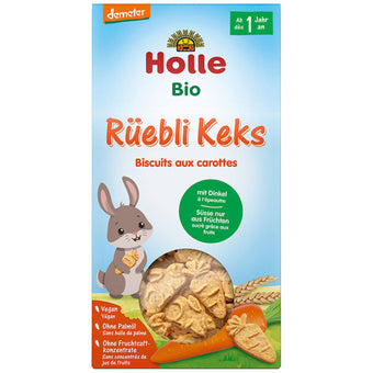 compare product Holle Био спелтови бисквити с моркови 12+месеца 125г