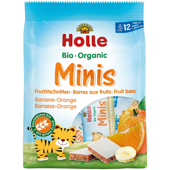 Holle Био десерт банан и портокал 12+ месеца 100г - Снимка 1 от 2