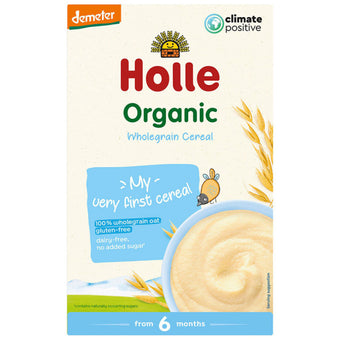 compare product Holle Пълнозърнеста овесена каша без глутен 6+ месеца 250г