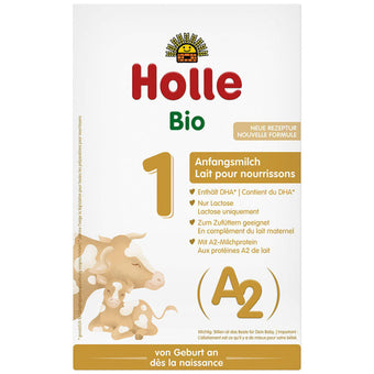 compare product Holle Био храна за кърмачета с А2 Формула 1 без лактоза 0+ месеца 400г