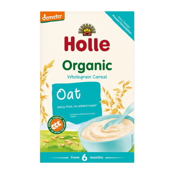 Holle Био пълнозърнеста каша овес 6+ месеца 250г