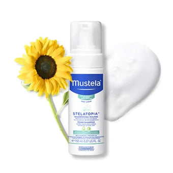 compare product Mustela Stelatopia шампоан-пяна за атопична кожа 150мл