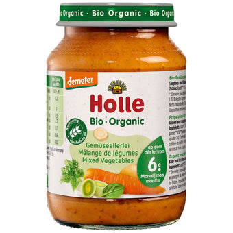 compare product Holle Био пюре микс от зеленчуци 6+ месеца 190г