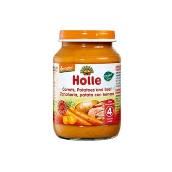 compare product Holle Био пюре с морков, картоф и говеждо месо 5+ месеца 190г