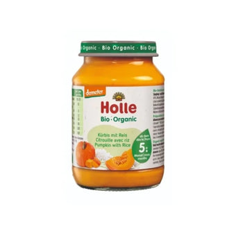 compare product Holle Био пюре тиква с ориз 5+ месеца 190г