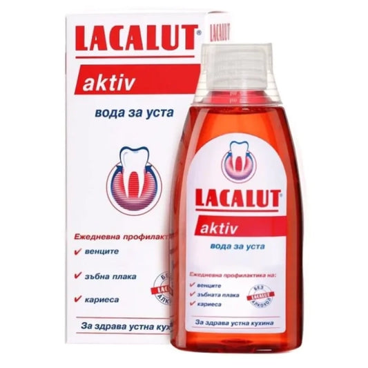 LACALUT Вода за уста лакалут актив 300мл