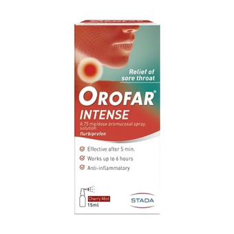 compare product Orofar Intense Спрей при възпалено гърло 15мл