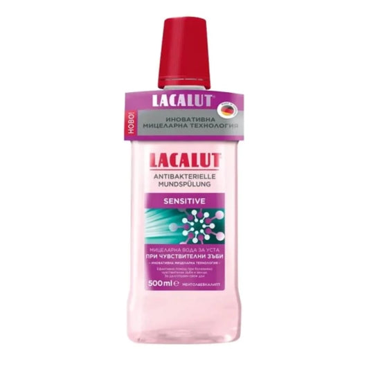 LACALUT Вода за уста лакалут мицеларна сензитив 500мл