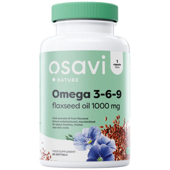 compare product Osavi Омега 3-6-9 - пресована - 1000 мг. - 60 гел капс.