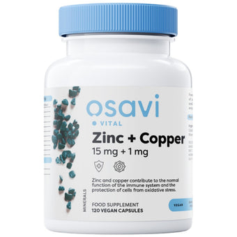 compare product Osavi Цинк + и мед /L-OptiZinc® / - 120 капс.