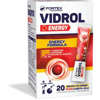 compare product Видрол Енерджи при отпадналост 20 сашета Fortex
