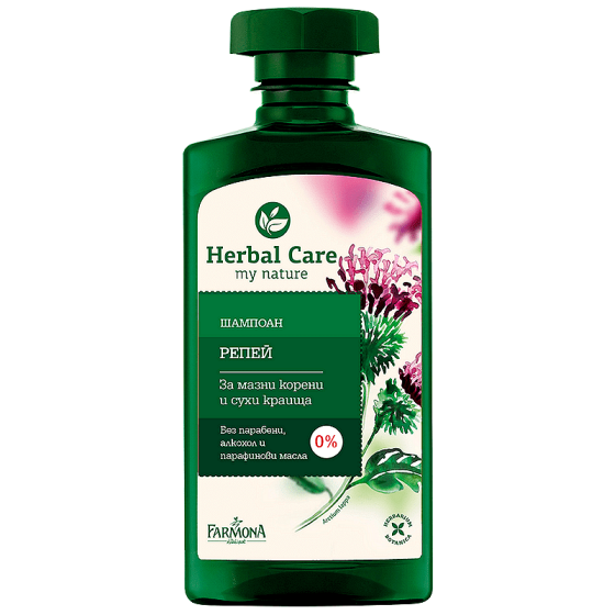 Farmona Herbal care Фито шампоан Репей за мазни корени и сухи краища 330мл.
