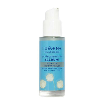 compare product Lumene Klassikko Дълбоко хидратиращ серум против бръчки с хиалуронова киселина 30мл.