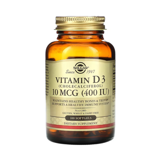 Solgar Витамин Д3 400 IU 100 меки капсули
