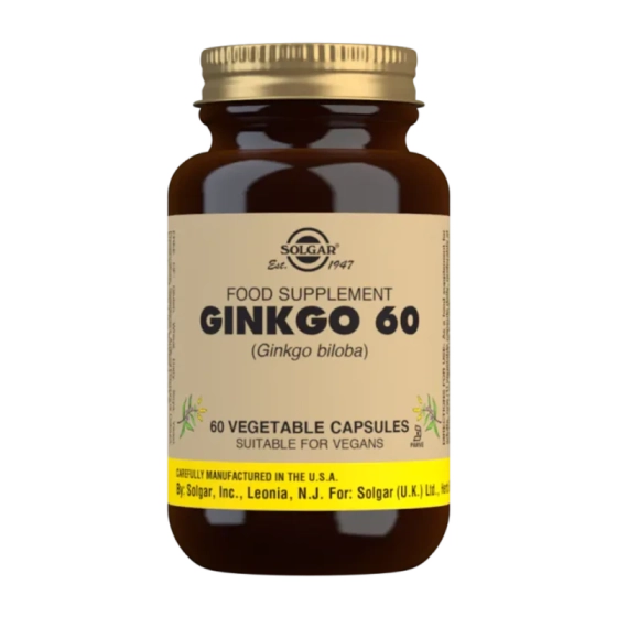 Solgar Гинко Билоба екстракт 60 капсули