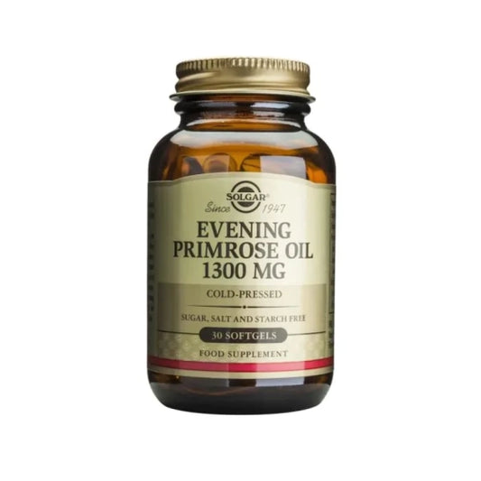 Solgar Масло от Вечерна Иглика при менструални болки 1300 мг 30 капсули