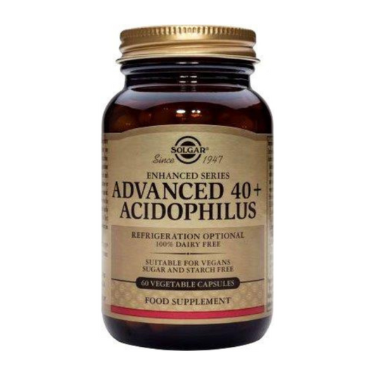 Solgar Advance 40+ Ацидофилус за стомашно-чревния тракт 60 капсули