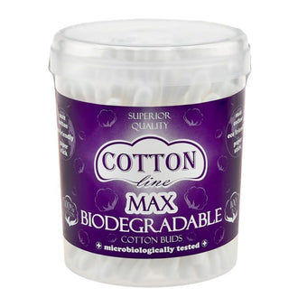 compare product КЛЕЧКИ ЗА УШИ MAX Х100 COTTON LINE ЦИЛИНДЪР