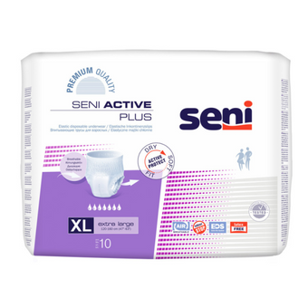 compare product Seni Active plus XL Абсорбиращо бельо за еднократна употреба 10 броя