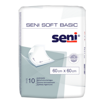 compare product Seni Soft Basic Абсорбиращи чаршафи за еднократна употреба 60х60 10 броя