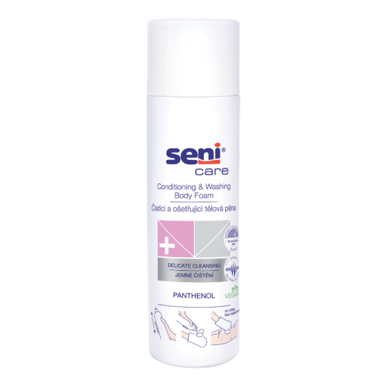 Seni Care Измиваща пяна за тяло 500мл