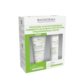 compare product Bioderma Sebium Hydra Измиващ балсам 200мл + Sebium Hydra Хидратиращ крем за лице 40мл