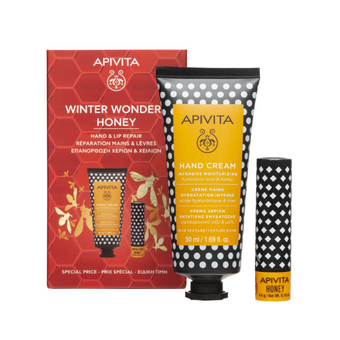 compare product Apivita Хидратиращ крем за ръце 50мл + Стик за устни с мед 4,4г