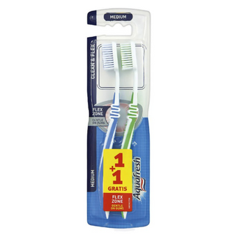 compare product Aquafresh Duo Clean&Flex четка за зъби