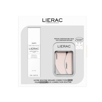 compare product Lierac Diopti Околоочен крем против бръчки 15мл + Пачове 2 бр.