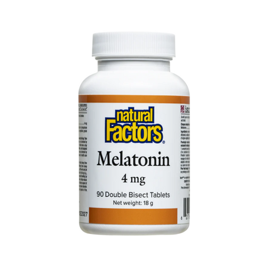 NATURAL FACTORS Мелатонин 4мг за спокоен сън 90 таблетки Natural Factors