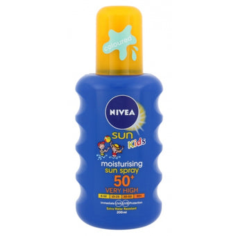 compare product Nivea sun деца спрей spf50+ цветен 200мл