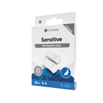 compare product LIVSANE Premium sensitive Пластири в два размера 20 броя