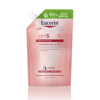 compare product Eucerin pH5 Душ гел с натурални масла еко пълнител 400мл
