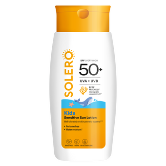 compare product SOLERO Лосион за деца за чувствителна кожа SPF50+ 200мл
