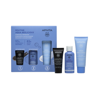 compare product Комплект Apivita Aqua Beelicious Гел крем 40мл + Детокс гел 15мл + Тоник 50мл