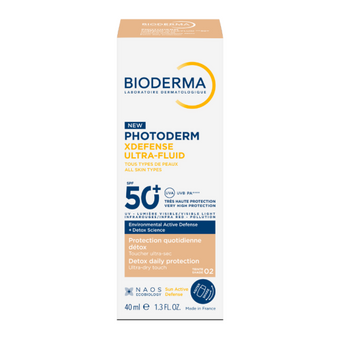 compare product Bioderma Photoderm Xdefense Ултрафлуид светъл цвят SPF50+ 40мл