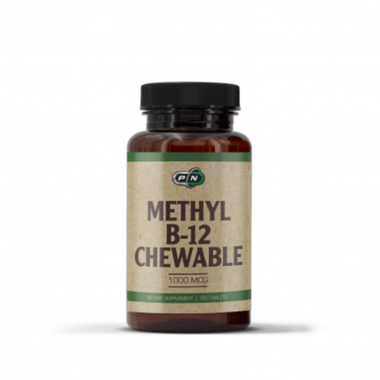 Pure Nutrition Methyl B-12 с вкус череша 100 дъвчащи таблетки