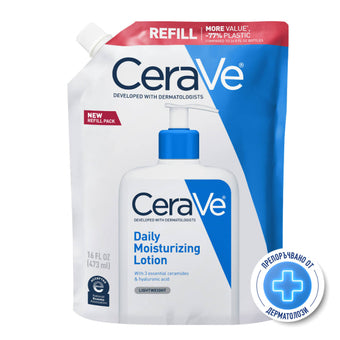 compare product Cerave хидратиращ лосион за лице и тяло, суха към много суха кожа 473мл рефил 905633