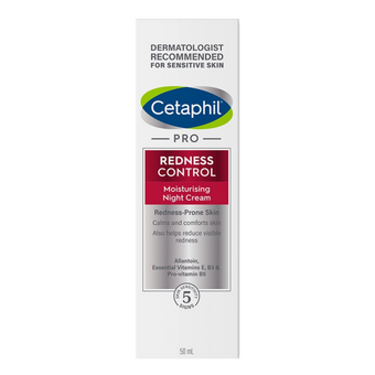compare product Cetaphil Pro Redness Control Хидратиращ нощен крем за лице за кожа, склонна към зачервявания 50мл
