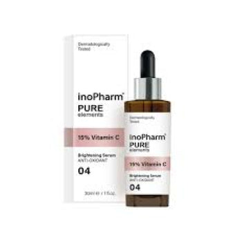 compare product InoPharm Pure elements Серум за лице с 15% витамин C 30мл